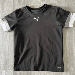 🧡3/15 Puma Black T-Shirt Boys M/G 11-12Y